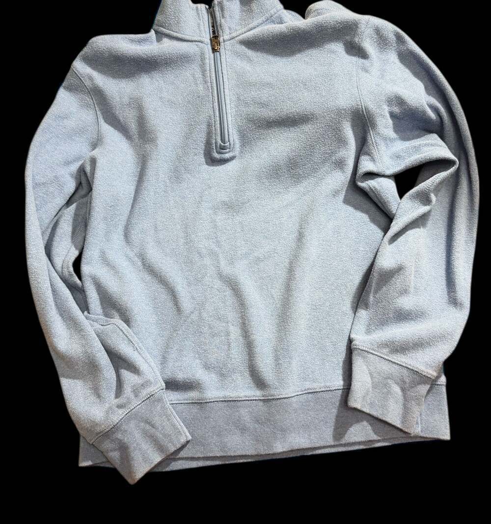 Cremieux Classics Men’s Quarter Zip Fleece Pullover Blue Size Small
